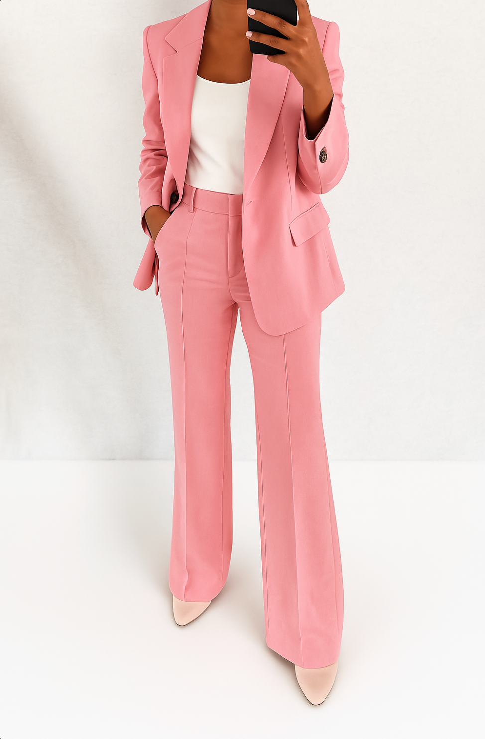 Laura – Moderner klassischer Damen Blazer mit passender Stoffhose