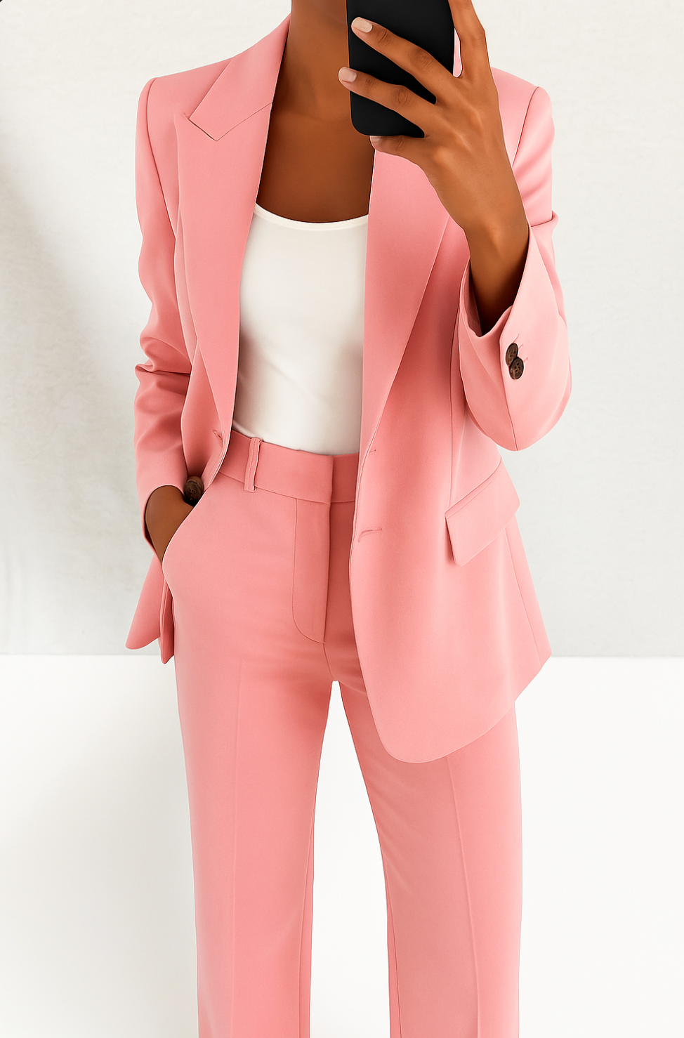 Laura – Moderner klassischer Damen Blazer mit passender Stoffhose