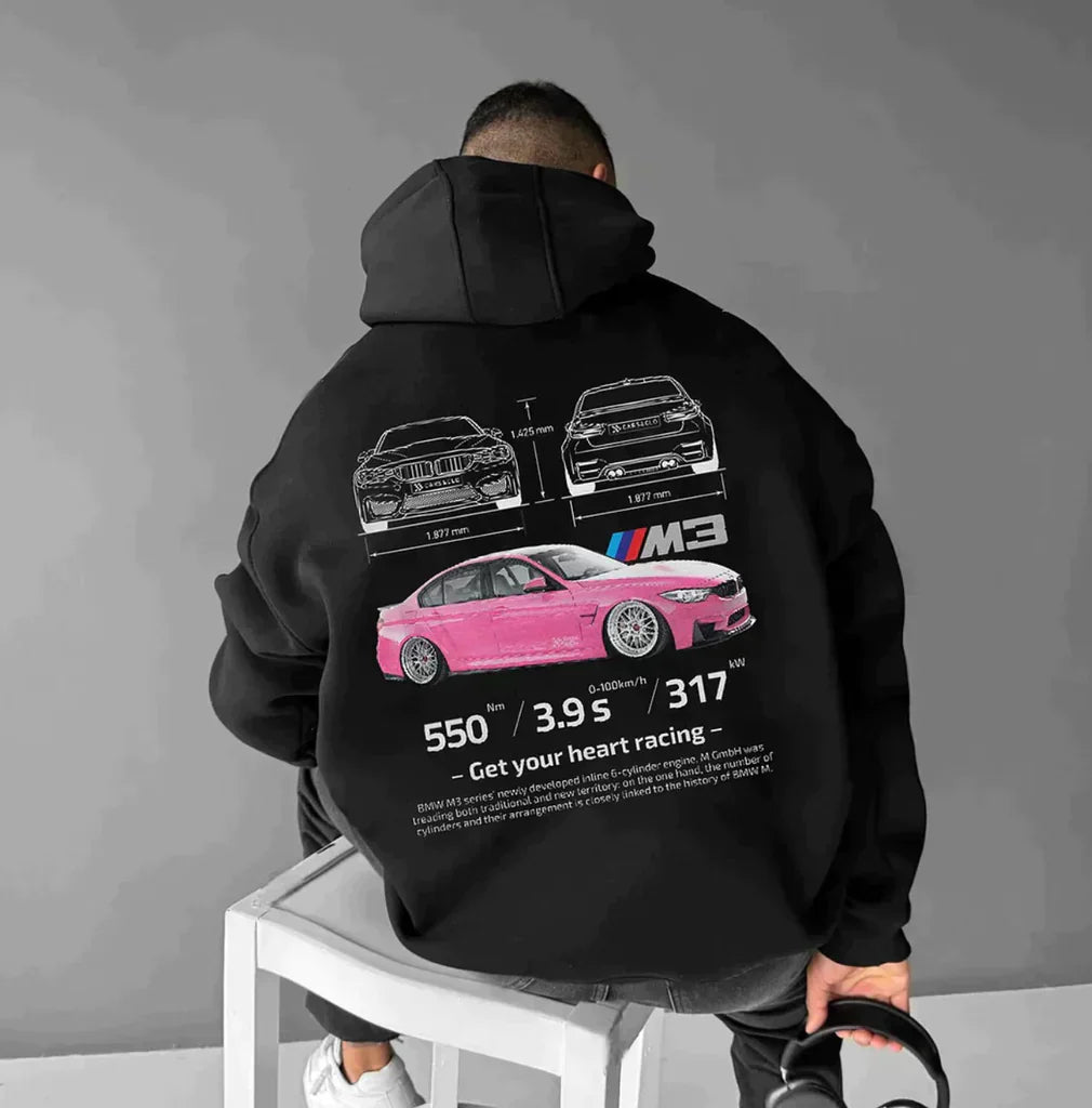 Diego - Herren Hoodie mit Print und Kapuze