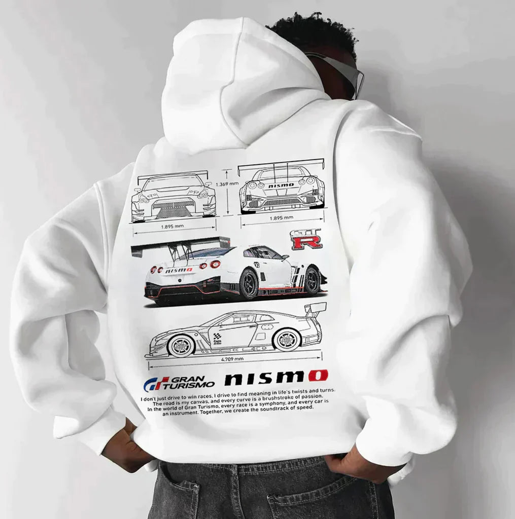Diego - Herren Hoodie mit Print und Kapuze
