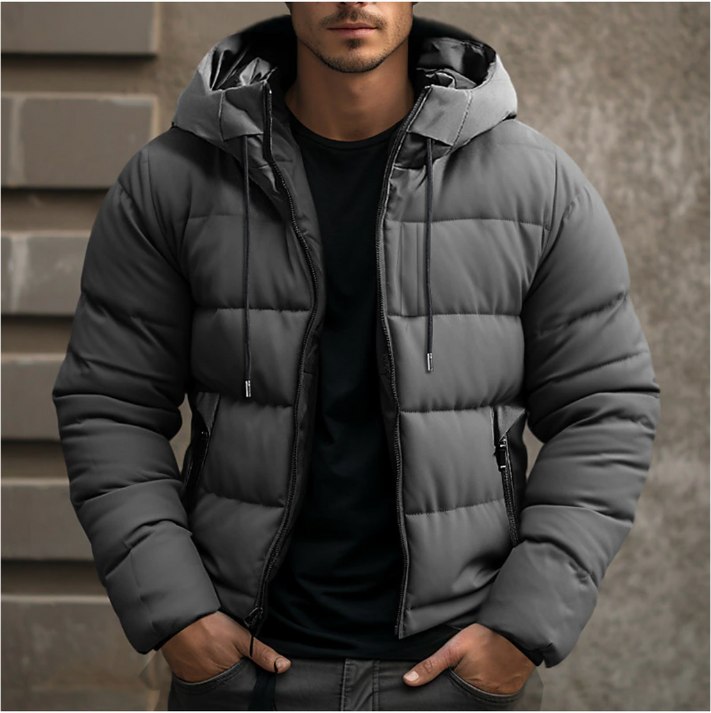 Lukas – Klassische Kapuzen-Pufferjacke für Herren