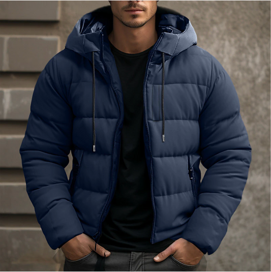 Moritz | Herren Winter-Steppjacke mit Kapuze - Elle Zürich