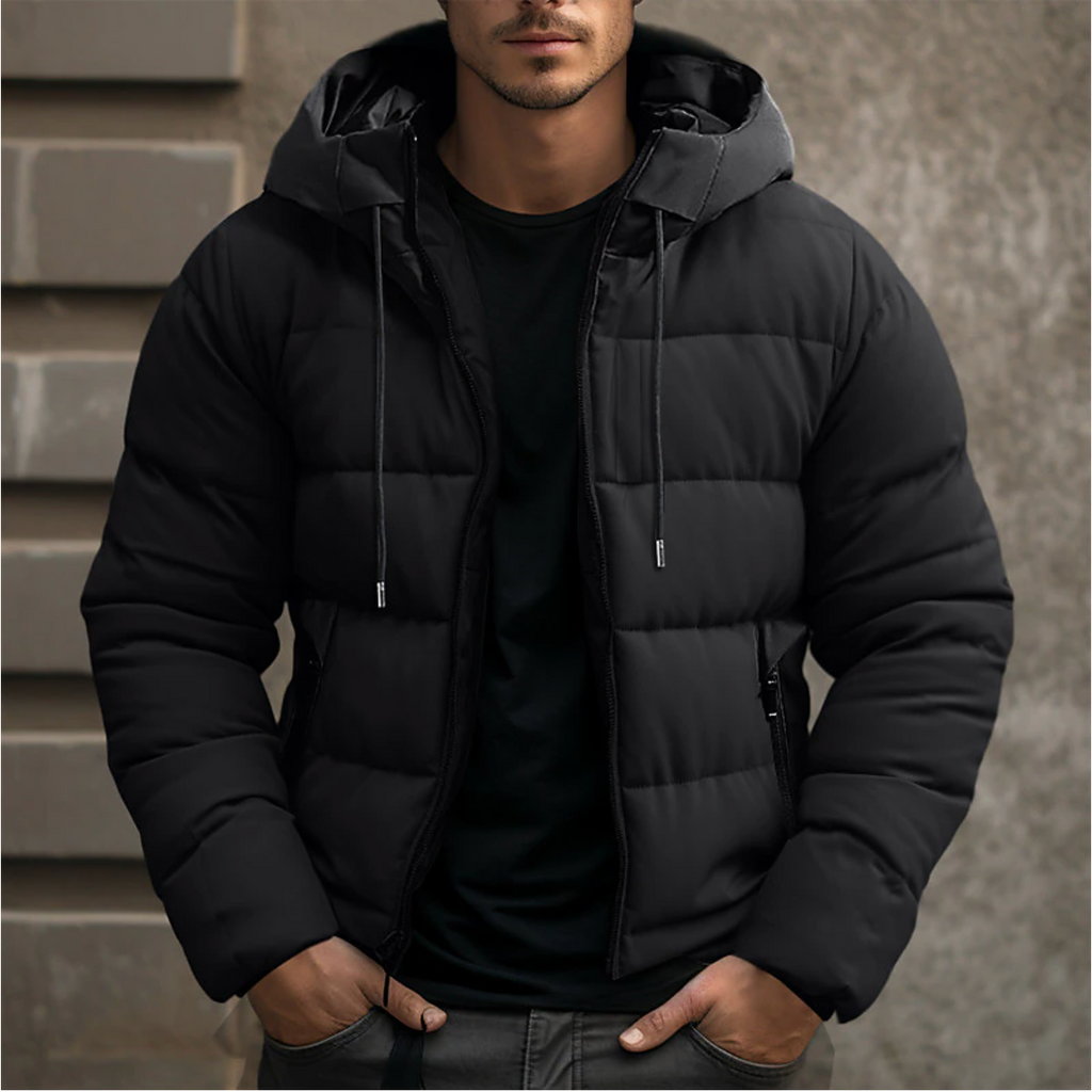 Lukas – Klassische Kapuzen-Pufferjacke für Herren