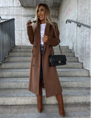 Layla – Eleganter Langmantel für Damen