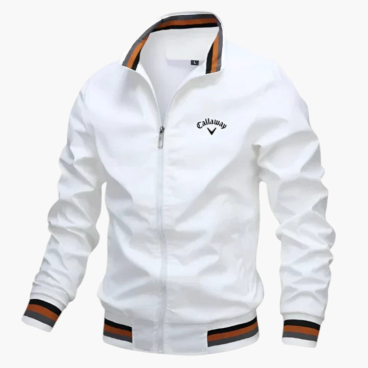 Callum – Sportliche Herren Zip-Jacke mit Stehkragen