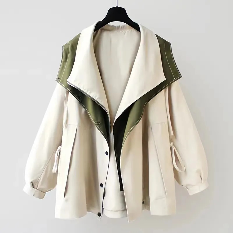 Eliza – Damen-Übergangsjacke mit Modernem Layer-Look