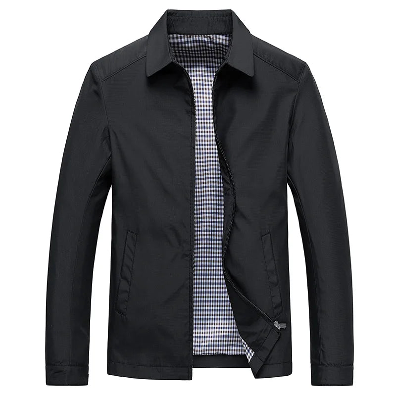Julian – Herren Übergangsjacke mit Stehkragen und modernem Design