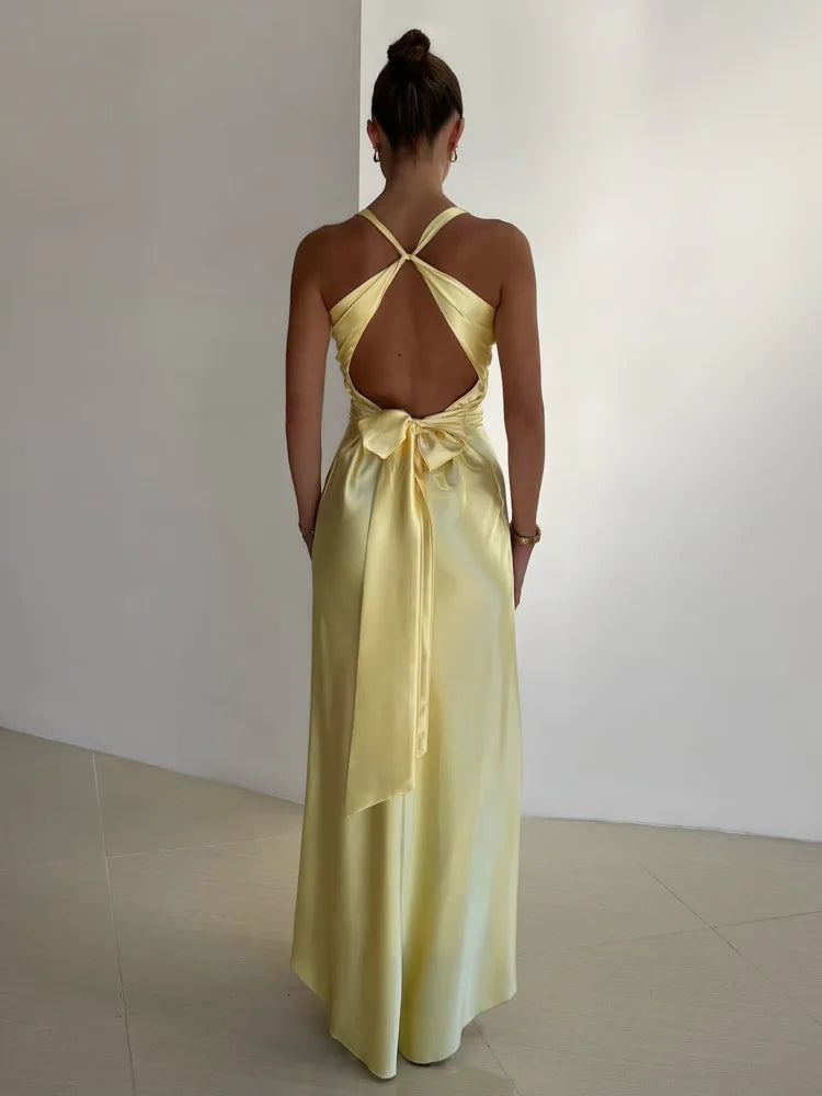 Ana – Elegantes ärmelloses Damen Maxikleid