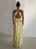 Ana – Elegantes ärmelloses Damen Maxikleid