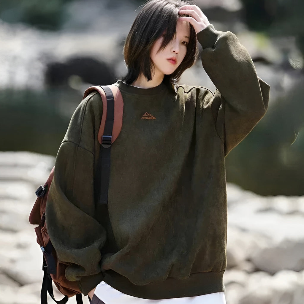 Nora – Lässiges oversized Damen Sweatshirt