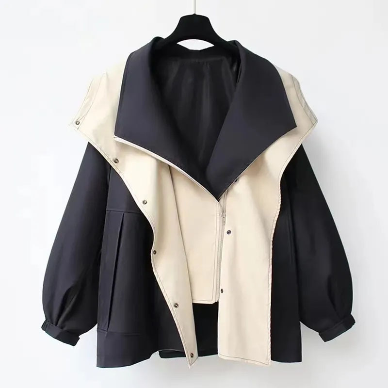 Eliza – Damen-Übergangsjacke mit Modernem Layer-Look
