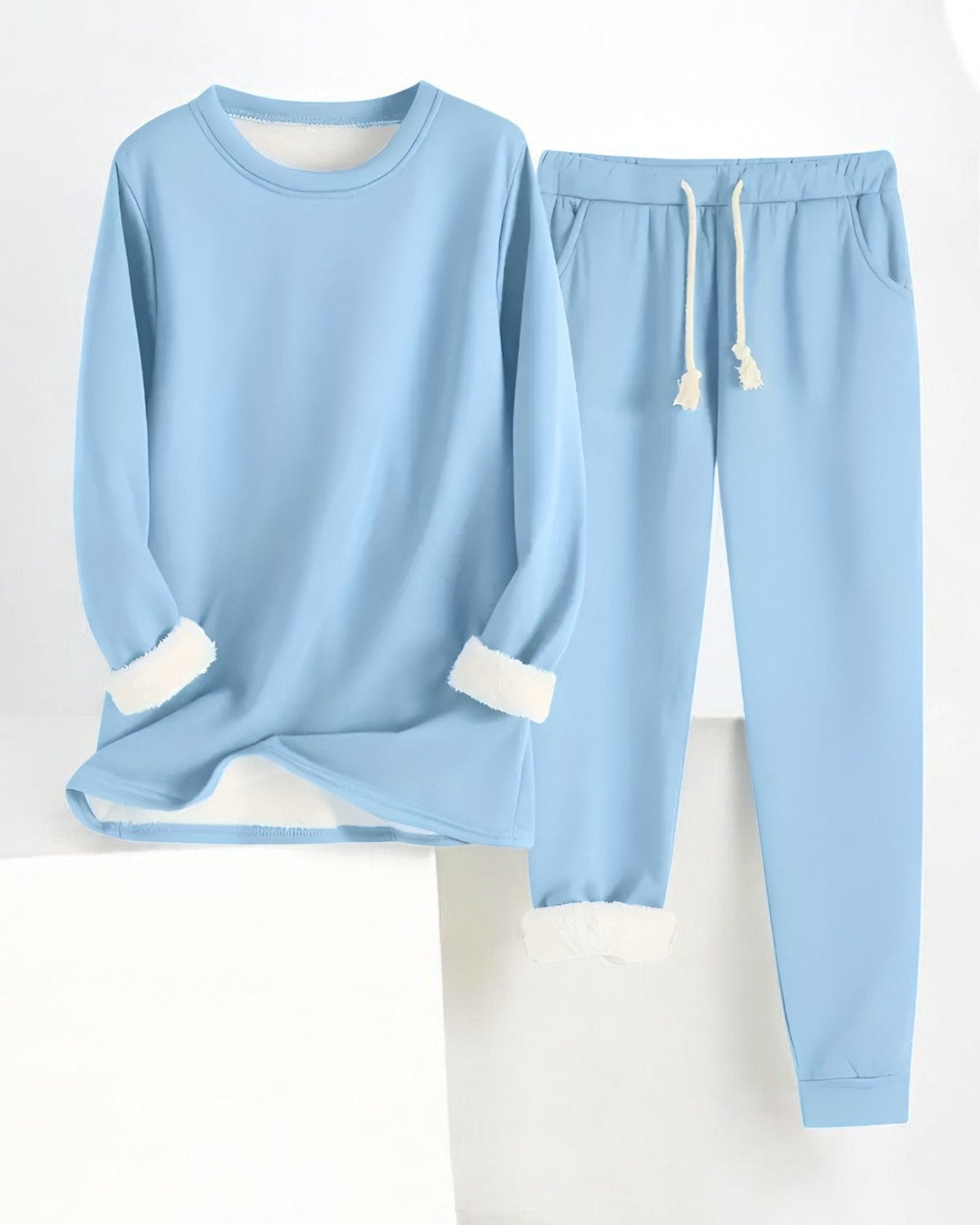 Amelia – Fleece-Gefütterter Cozy Lounge Set für ultimativen Komfort