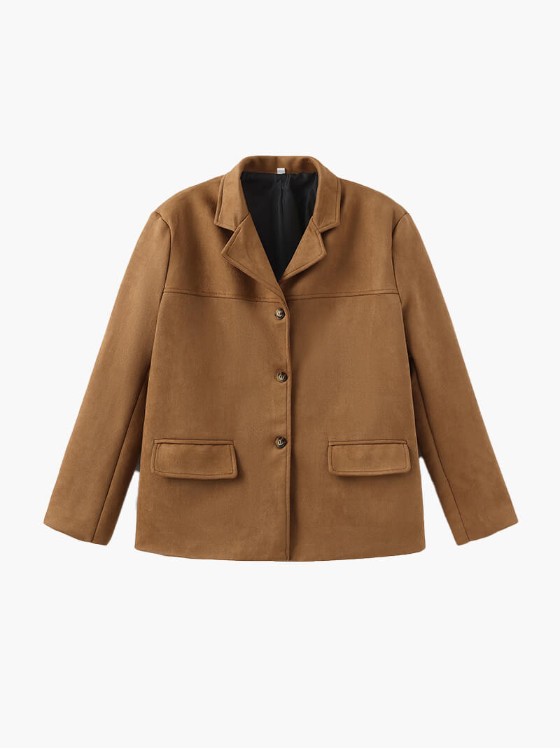 Aurelia - Damen Jacke in Wildleder-Optik