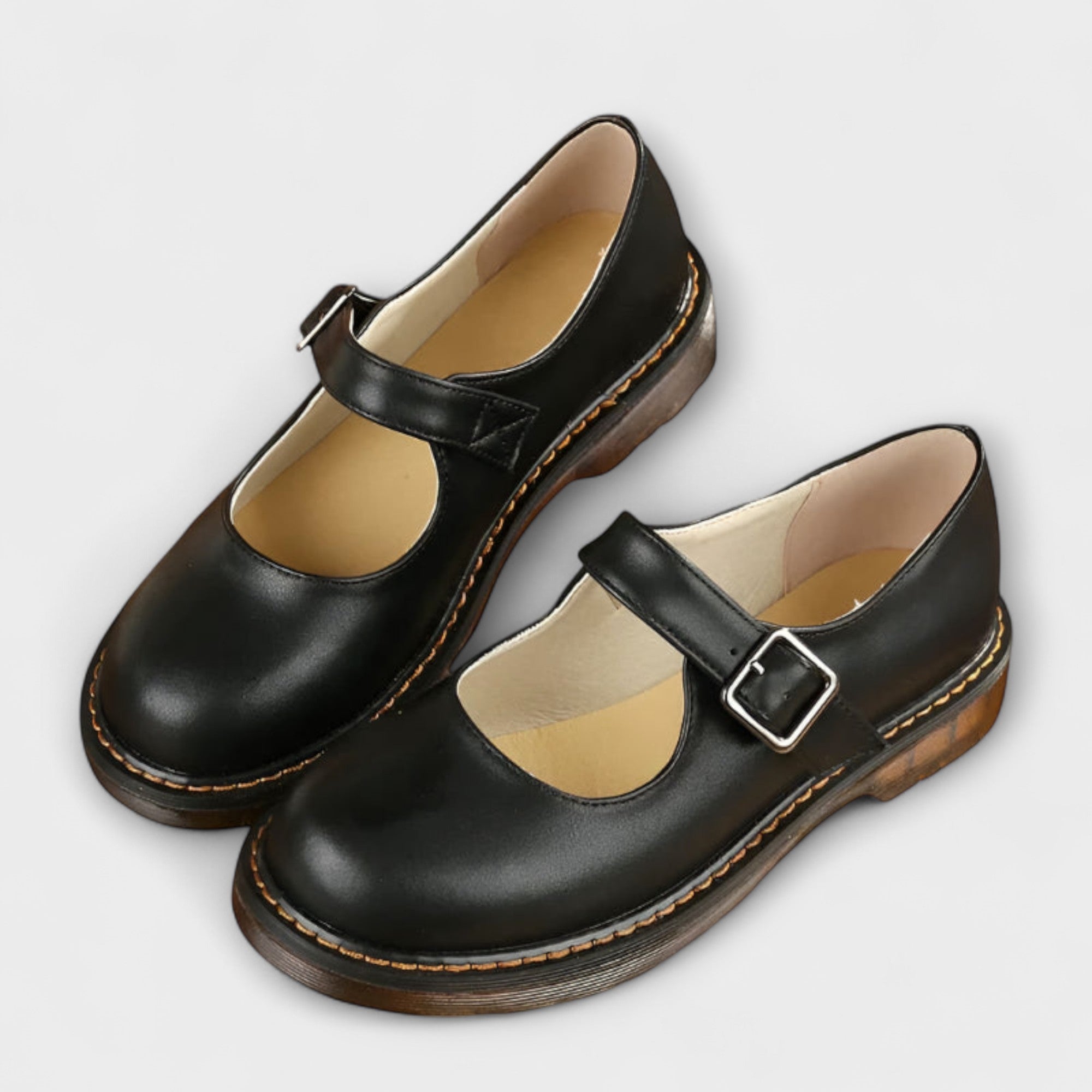 Greta – Damen Mary Jane Schuhe mit Riemen und klassischer Silhouett