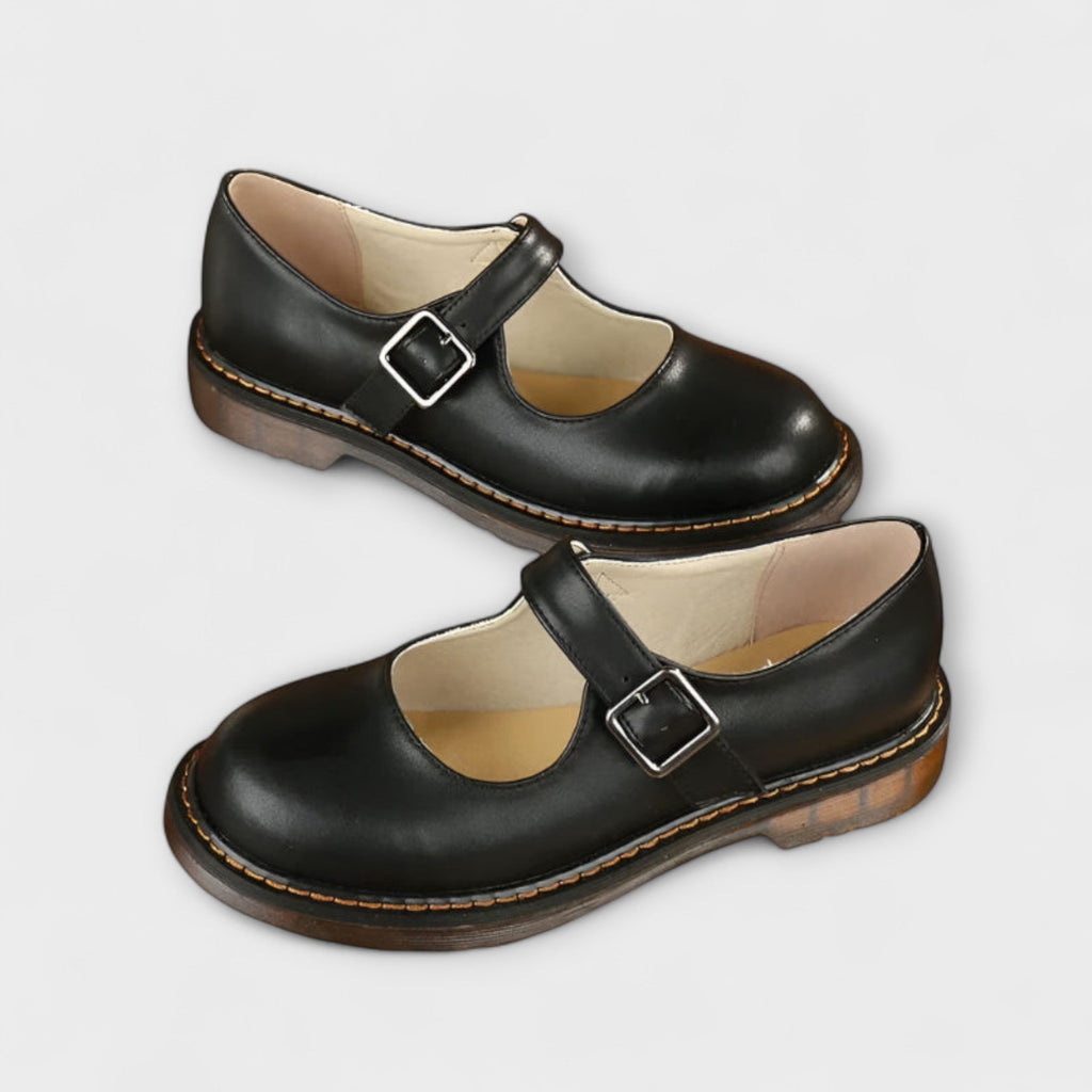 Greta – Damen Mary Jane Schuhe mit Riemen und klassischer Silhouett