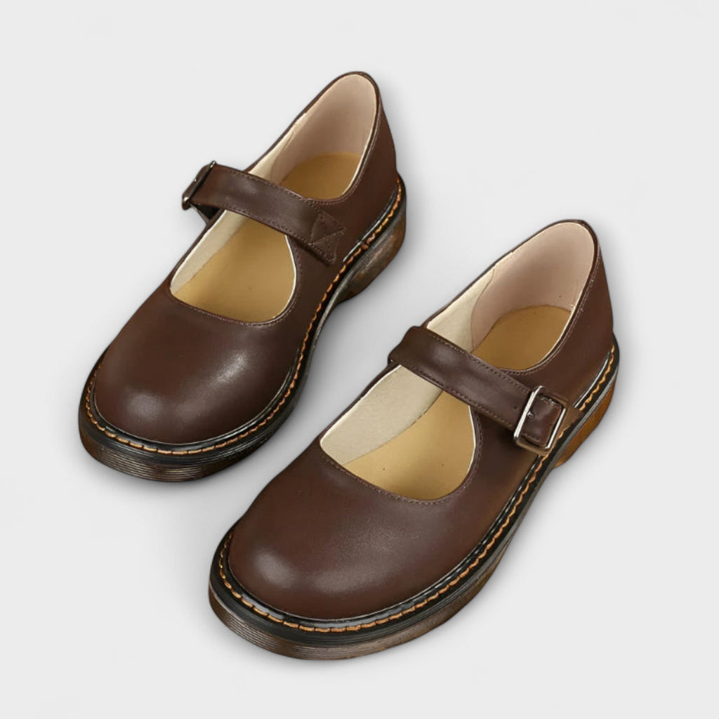 Alicja – Klassische Damen Mary-Jane Schuhe mit Komfortsohle