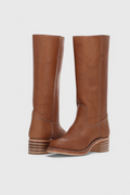 Mila – Klassische Damen Stiefel mit Blockabsatz