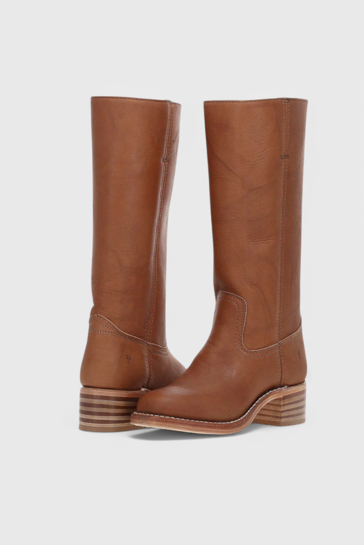 Mila – Klassische Damen Stiefel mit Blockabsatz