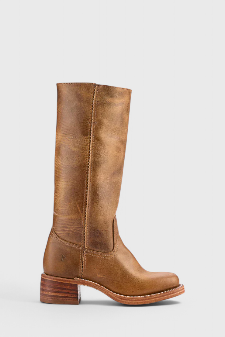 Mila – Klassische Damen Stiefel mit Blockabsatz