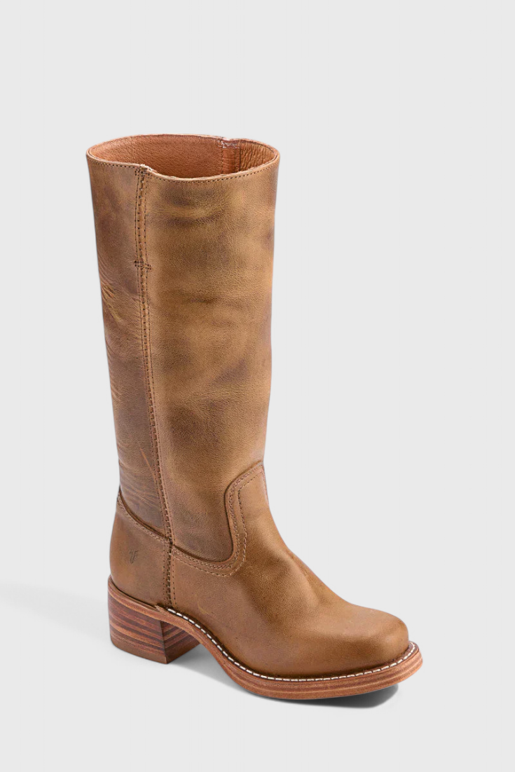 Mila – Klassische Damen Stiefel mit Blockabsatz