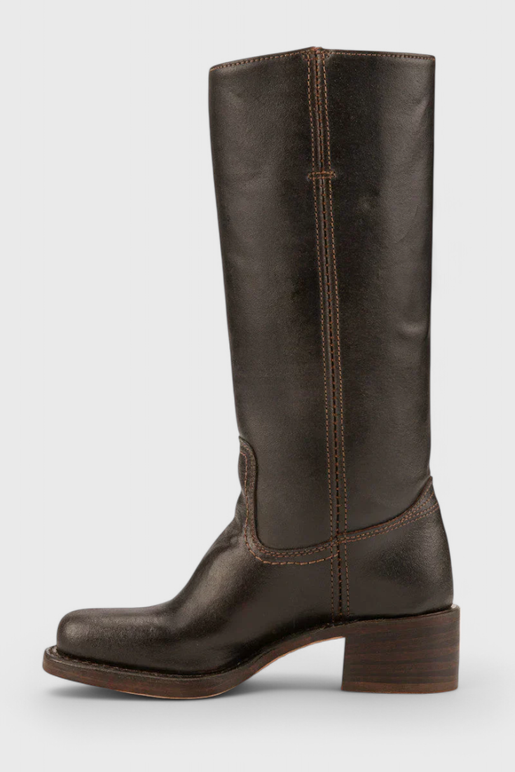 Mila – Klassische Damen Stiefel mit Blockabsatz