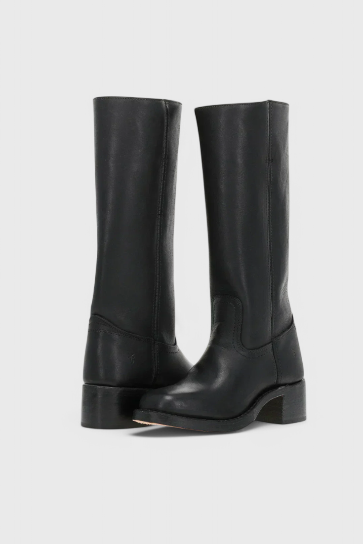 Mila – Klassische Damen Stiefel mit Blockabsatz