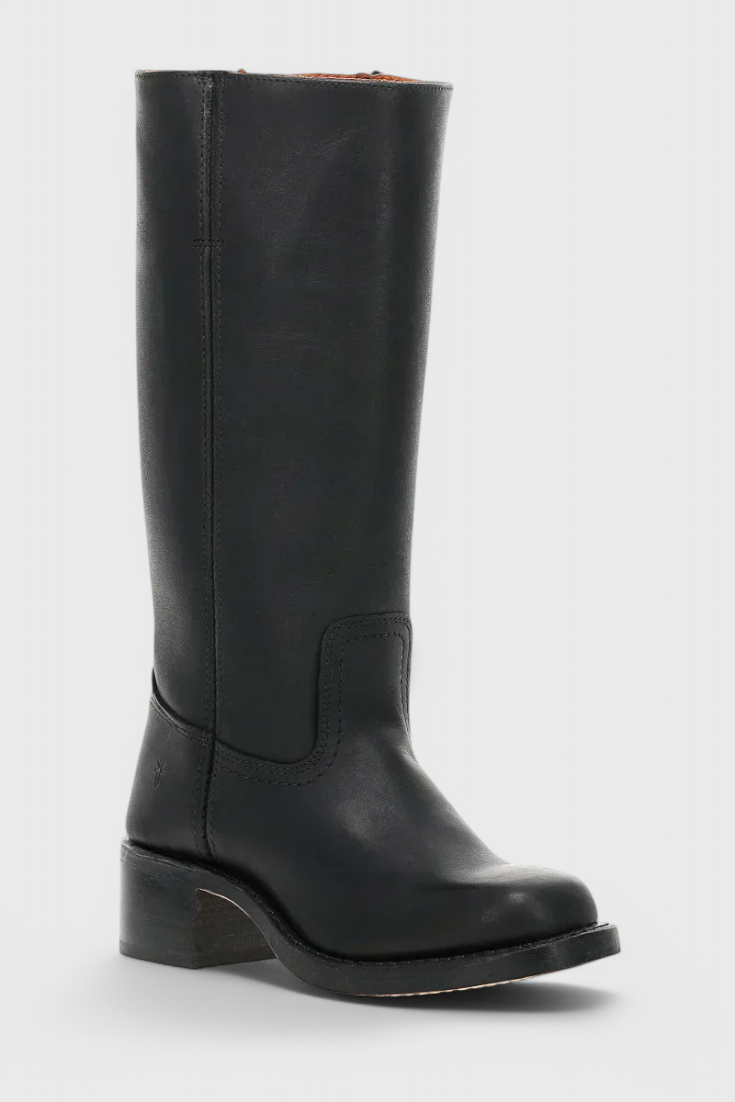 Mila – Klassische Damen Stiefel mit Blockabsatz