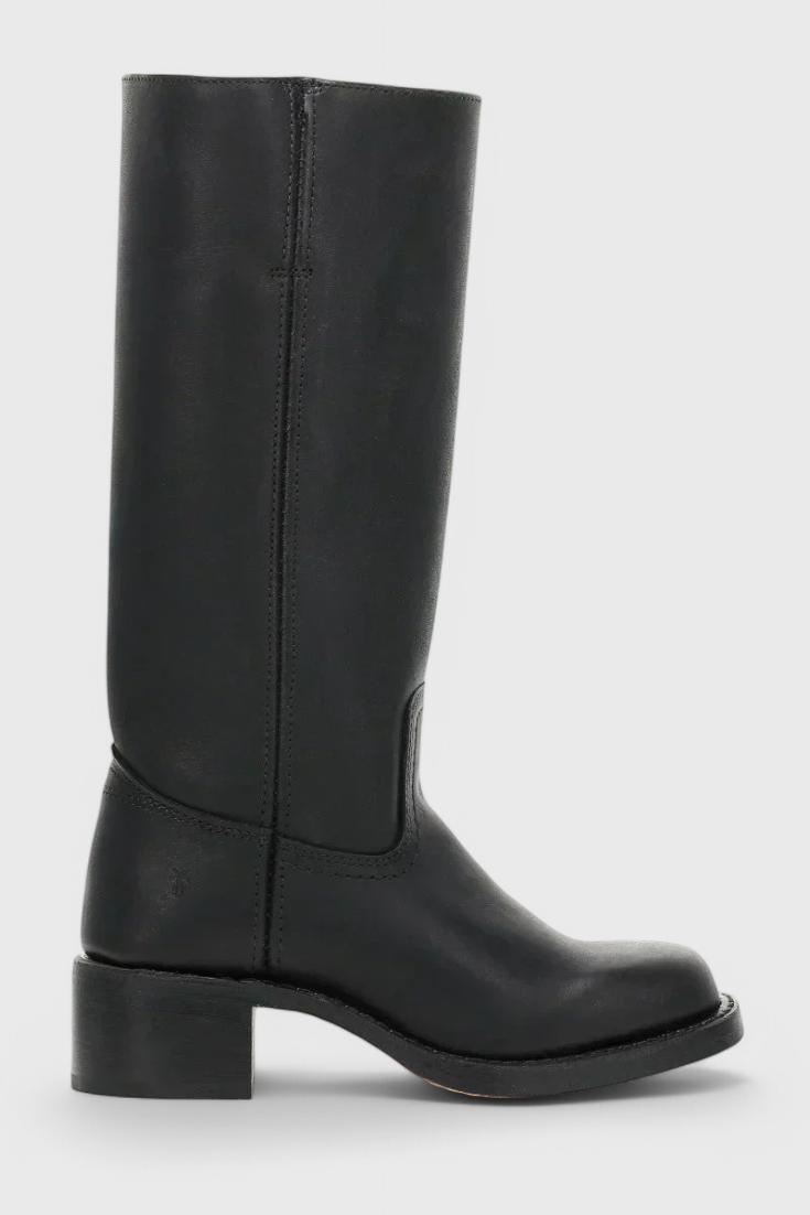 Mila – Klassische Damen Stiefel mit Blockabsatz