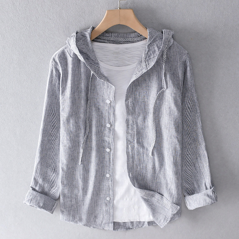 Sina – Leichte Damenjacke mit Kapuze und Knopfleiste