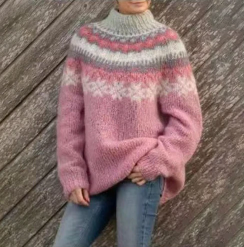 Mira – Nordischer Strickpullover Damen