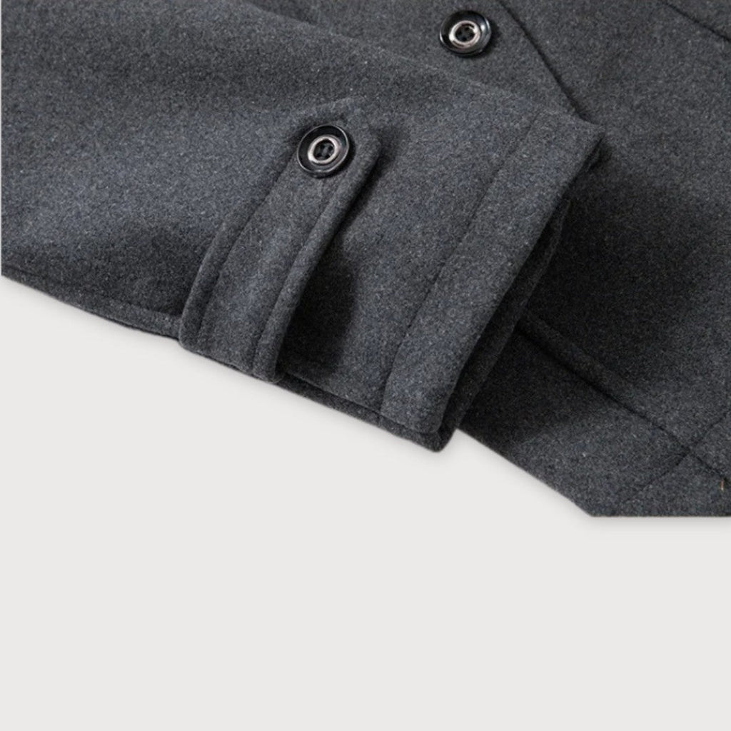 James – Klassischer Wollmantel für Herren im eleganten City-Look