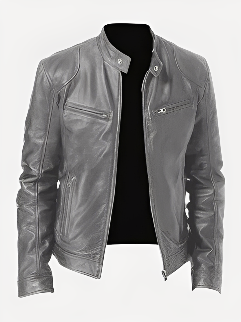 Lukas – Lederjacke im Biker-Stil für Herren