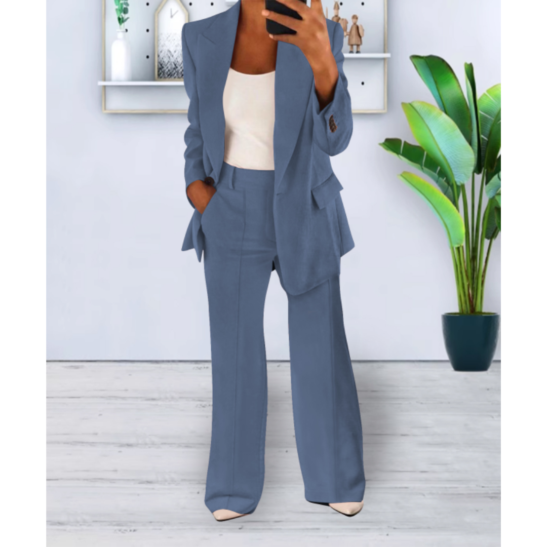 Katharina – Damen Eleganter Hosenanzug mit Blazer