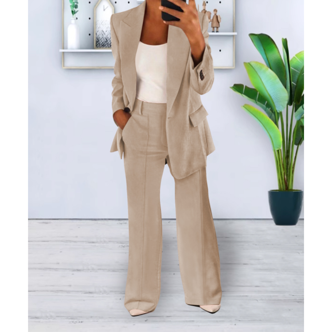 Katharina – Damen Eleganter Hosenanzug mit Blazer
