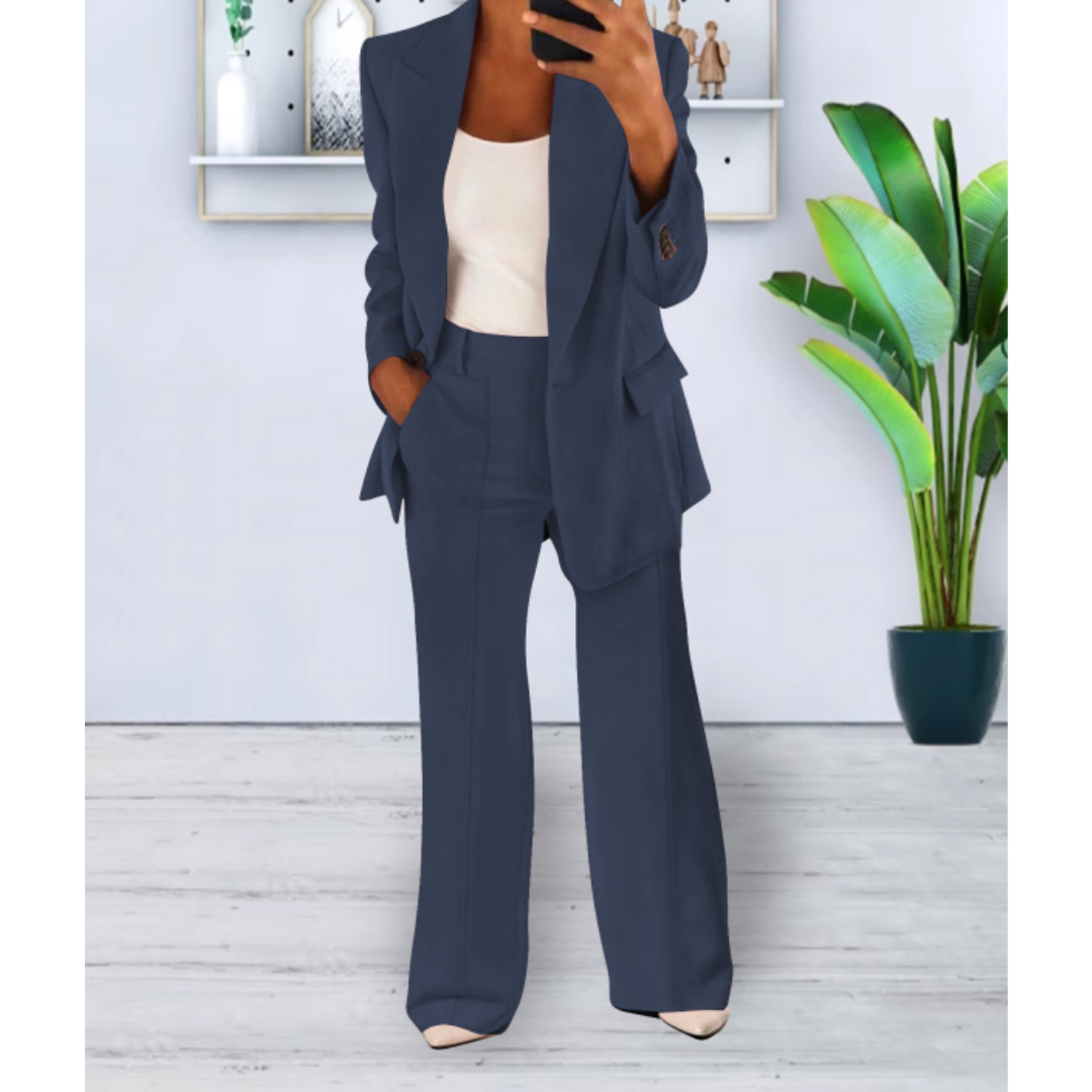 Katharina – Damen Eleganter Hosenanzug mit Blazer