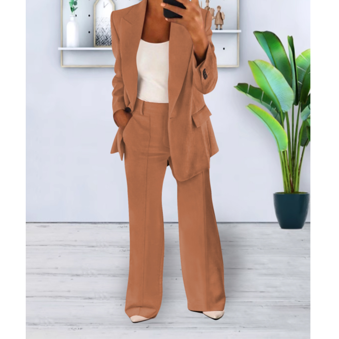 Katharina – Damen Eleganter Hosenanzug mit Blazer