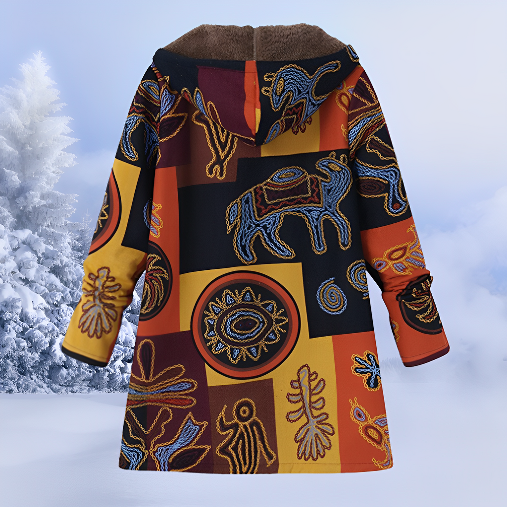 Aria – Warm gefütterte Winter-Kapuzenjacke für Damen