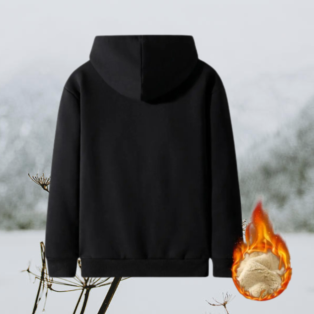 Matthias - Herren Fleecejacke mit dicker Teddyfütterung