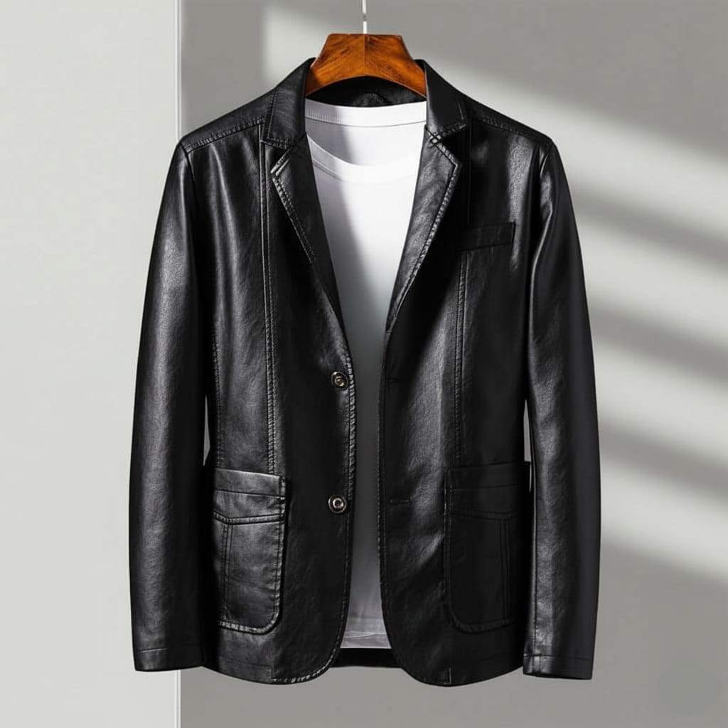 Oliwier – Herren Lederjacke casual - 2 - Annoboutique