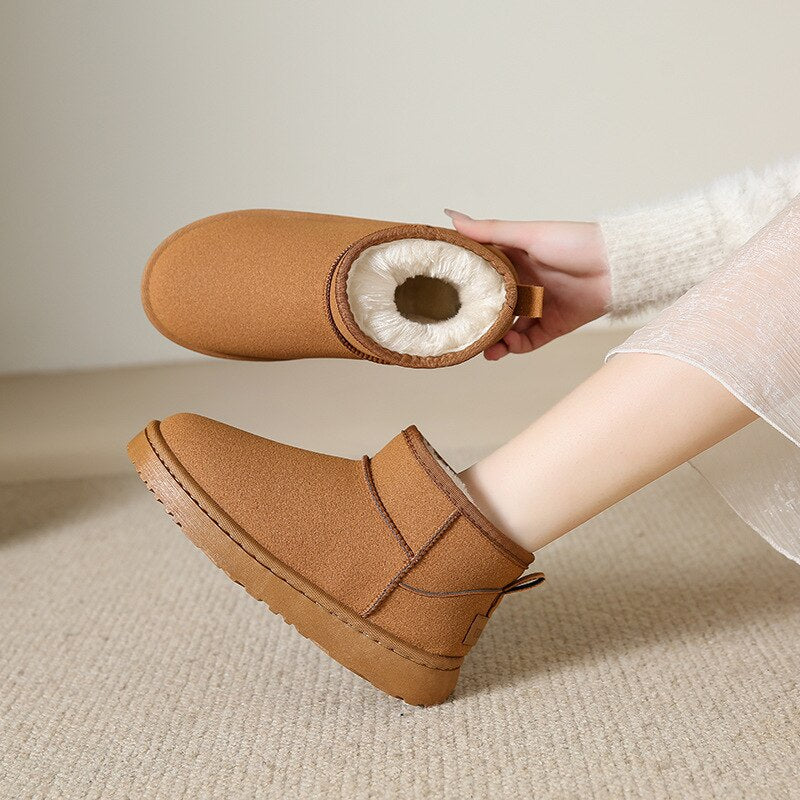 Sienna – Damen Gefütterte Winterstiefeletten In Klassischem Design