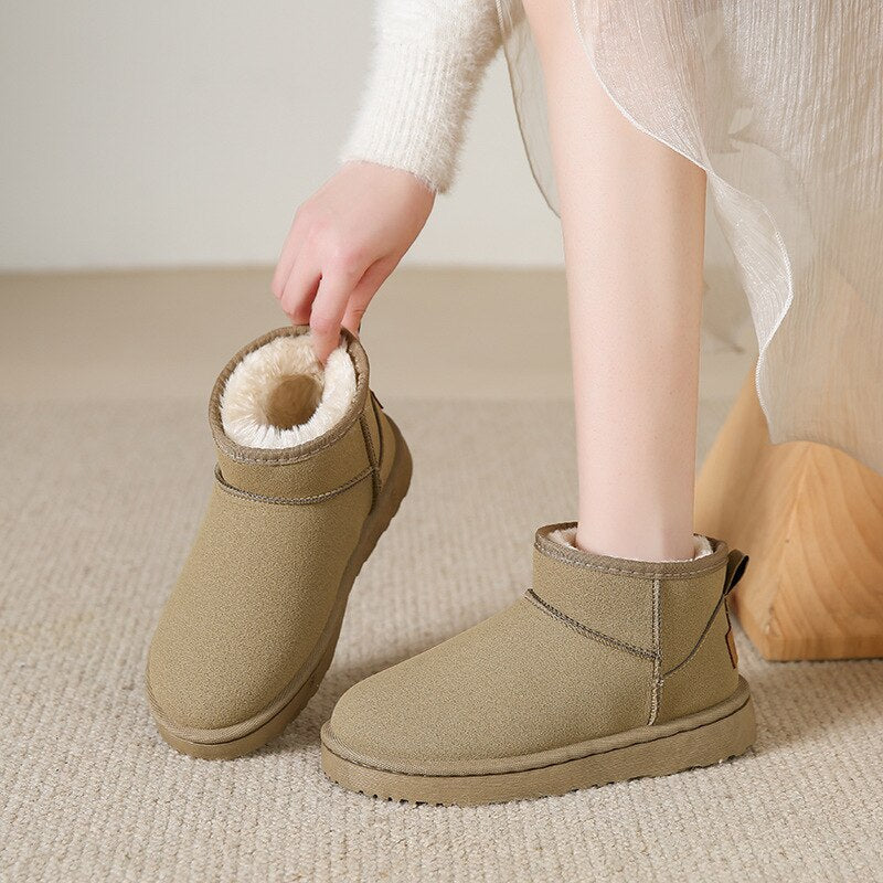 Sienna – Damen Gefütterte Winterstiefeletten In Klassischem Design