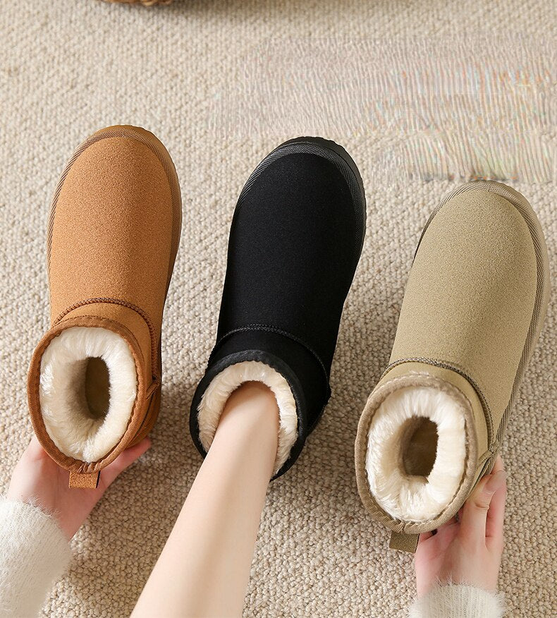 Sienna – Damen Gefütterte Winterstiefeletten In Klassischem Design