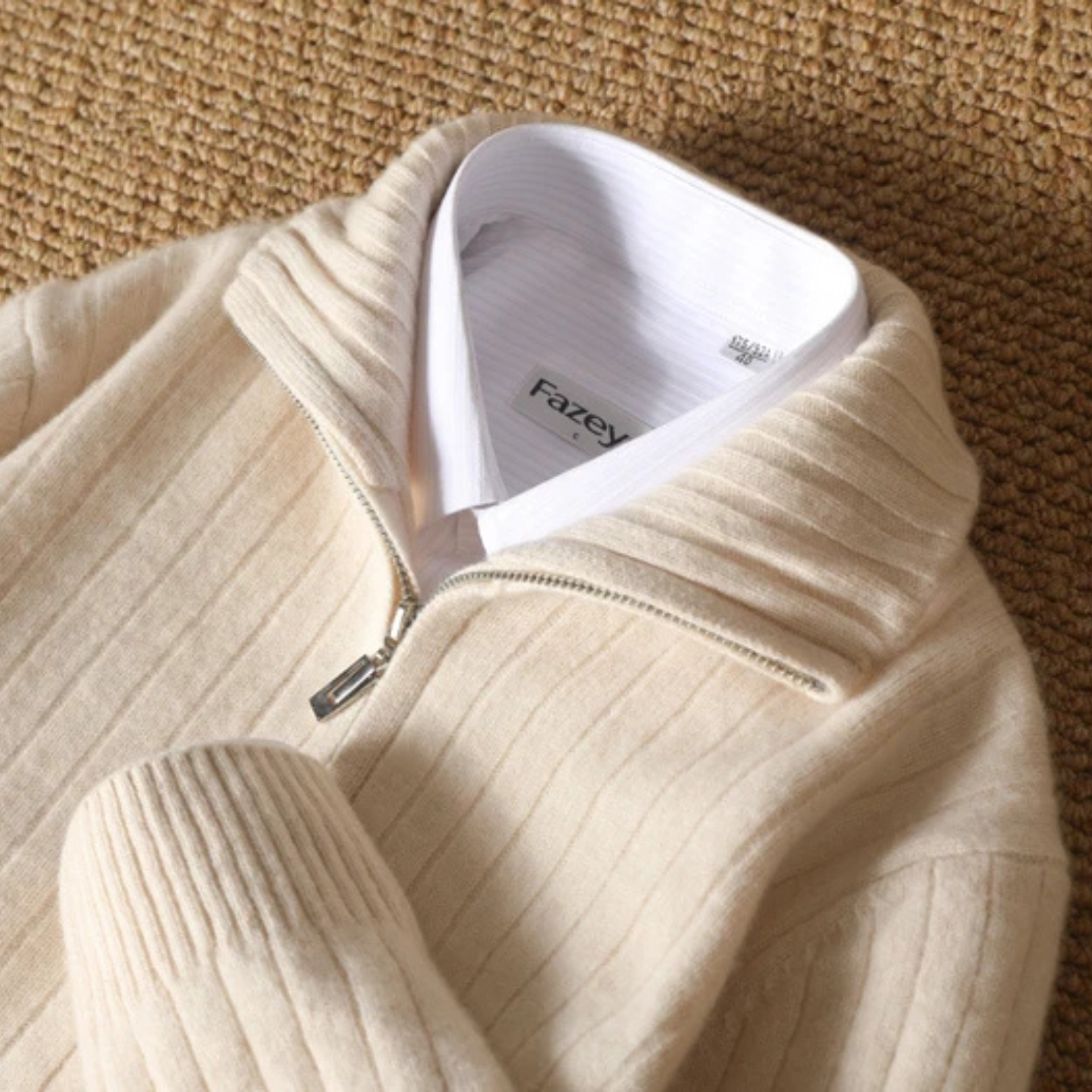 Oliver – Eleganter Strick-Zip-Pullover für Herren im modernen Winter-Look