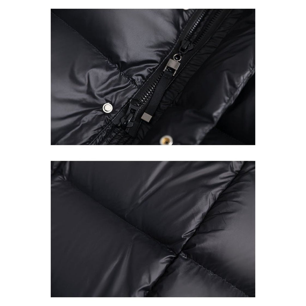Elena - Damen Wintermantel lange Daunenjacke