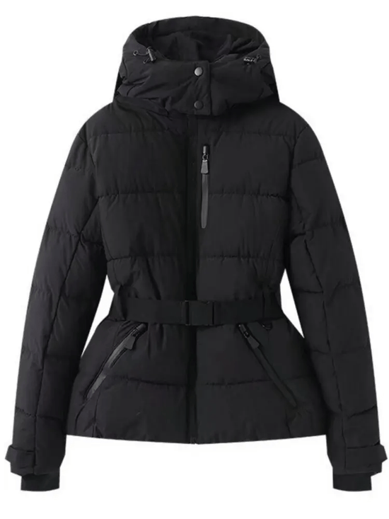 Alma – Damen Stepp Skijacke Mit Gürtel