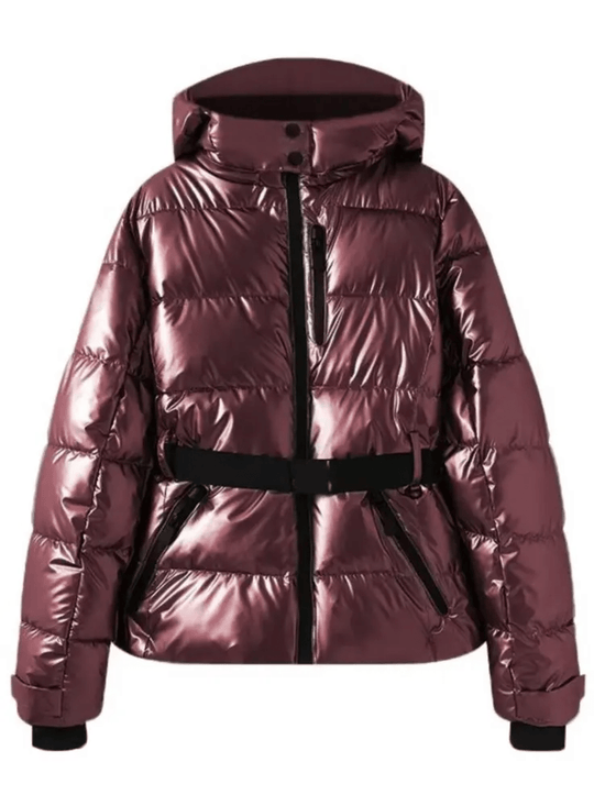 Alma – Damen Stepp Skijacke Mit Gürtel