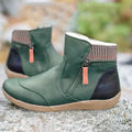Waterproof Orthopedic Leather Boots With Slip-Resistant Sole