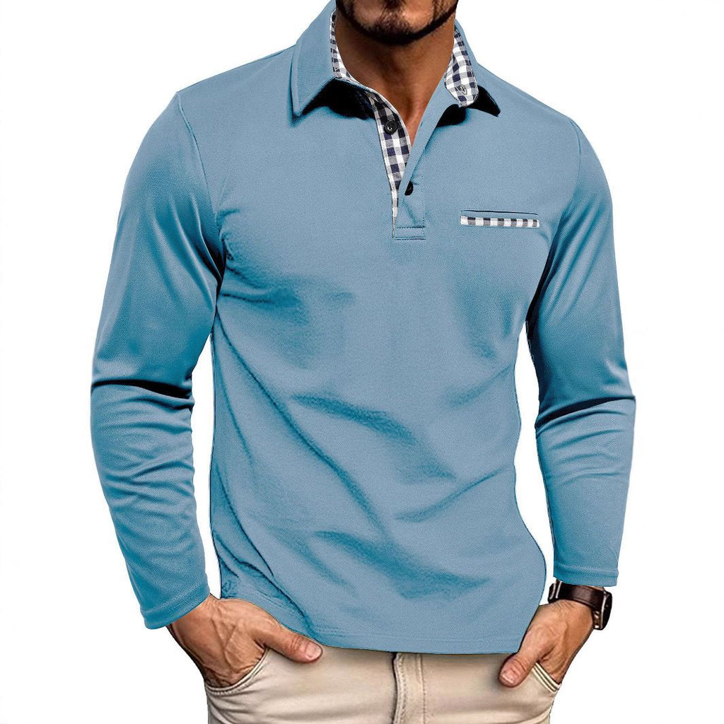 Henry – Modernes Langarm-Poloshirt für Herren