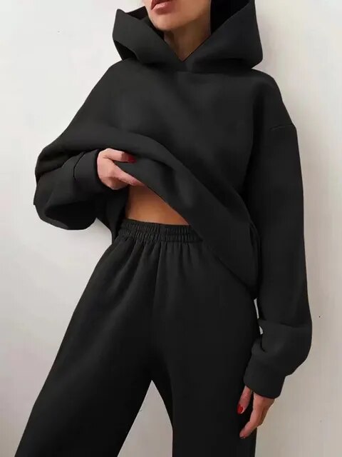 Luna – Lässiger Damen Hoodie & Jogginghosen Set