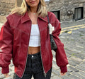 Leona – Oversize Baumwolle Damenjacke mit weitem Schnitt